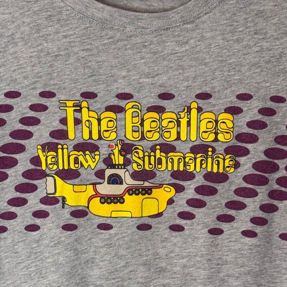 The Beatles "Yellow Submarine" graphic t-shirt grey unisex size L - Picture 2 of 4